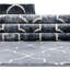 Tapis contemporain Antwanae de couleur bleu marine / pacifique-143119180