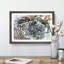Leopard in Abstract - Picture Frame Painting Print-55771936-55771937