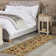 Ottohome Non-Slip Floral Area Rug For Living Room, Hallway, Entryway Rug, Beige