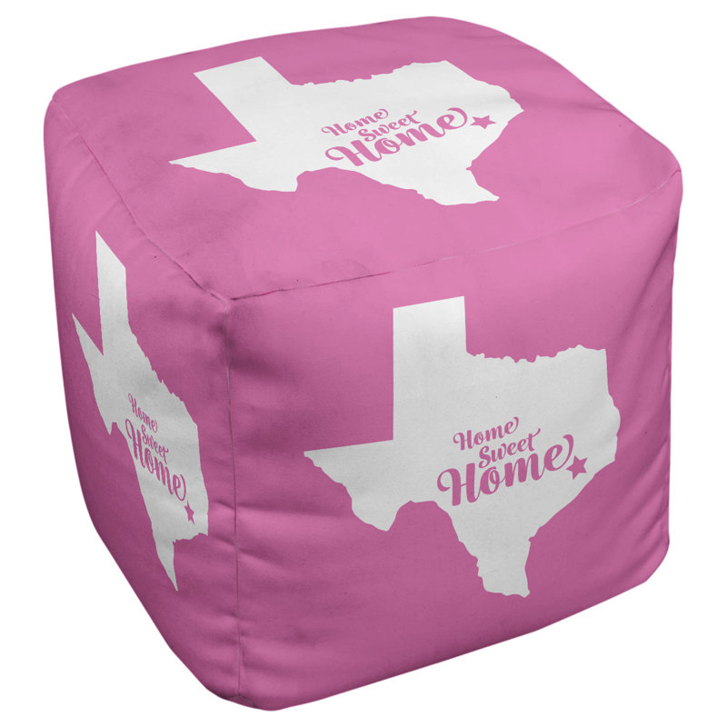 Repose-pieds cube en houston the home houston, Rose