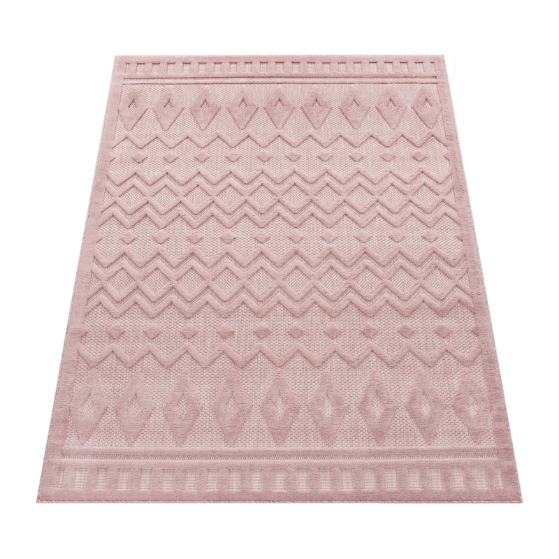 Horwich Solid Colour Indoor / Outdoor Area Rug, Round 160cm