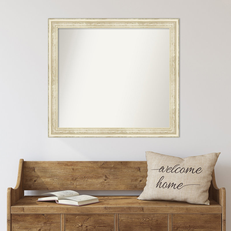 Miroir mural pour salle de bain Country, Rectangle, H 29,5 po x l 32,5 po