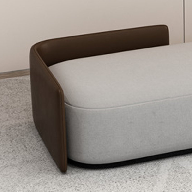 Banc simple avec rangement pour chaussures et siège de style canapé, H 21,65 po x l 78,74 po x P 17,72 po
