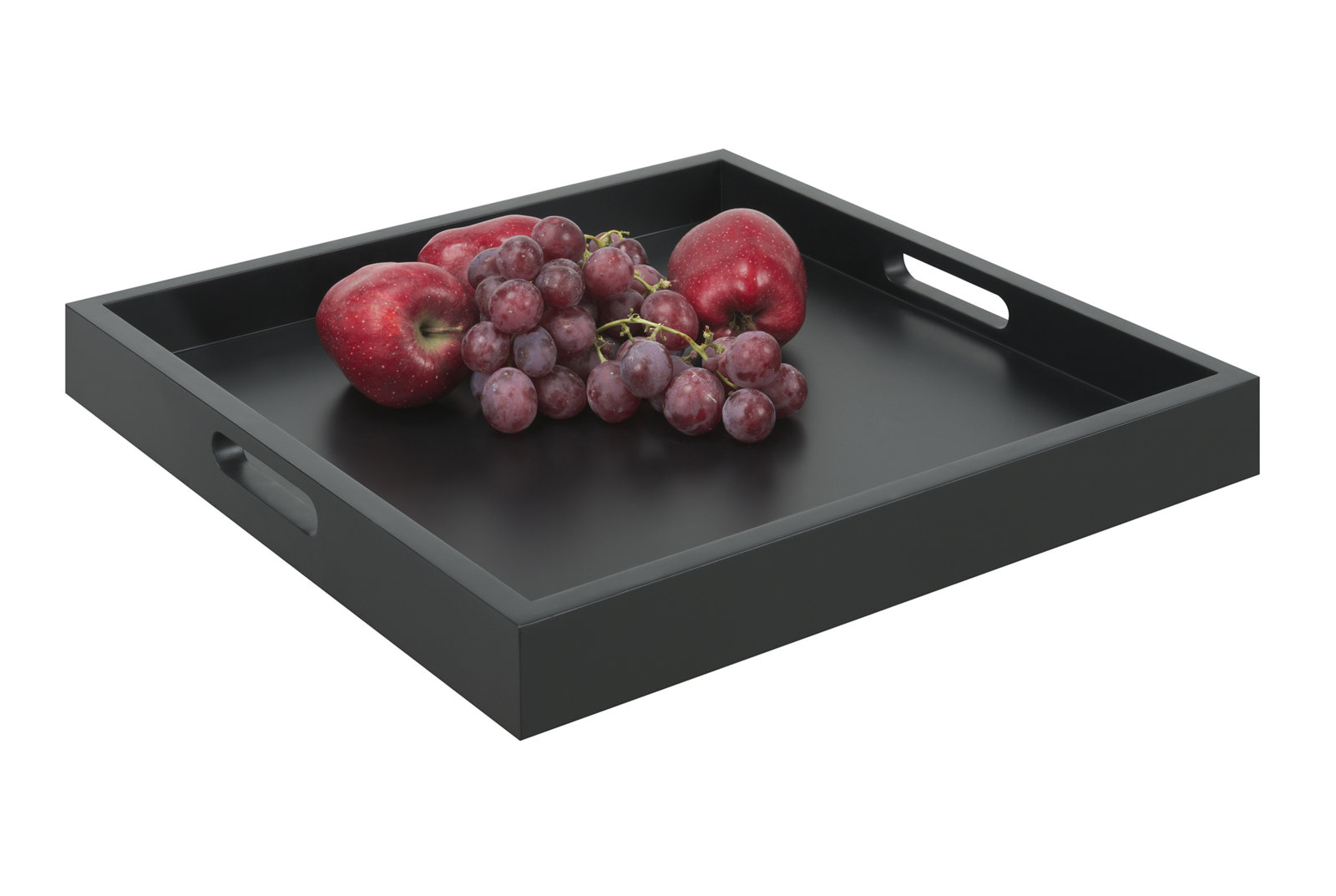 Burke Decorative Tray, Black