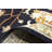 Shireena Oriental Hand-Knotted Rectangle 7'9" x 9'10" Wool Area Rug in Navy