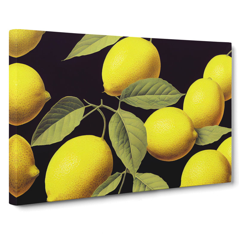 Selection Of Lemon Fruit Vol.1 - Wrapped Canvas Print, 35cm H x 50cm W x 3cm D
