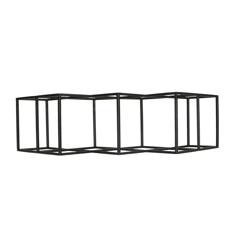 BLACK IRON WINE RACK