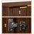 Modern Wavy Sideboard with Curved Design, Ample Storage, and Versatile Use for Living Room, Bedroom, or Kitchen-336633342
