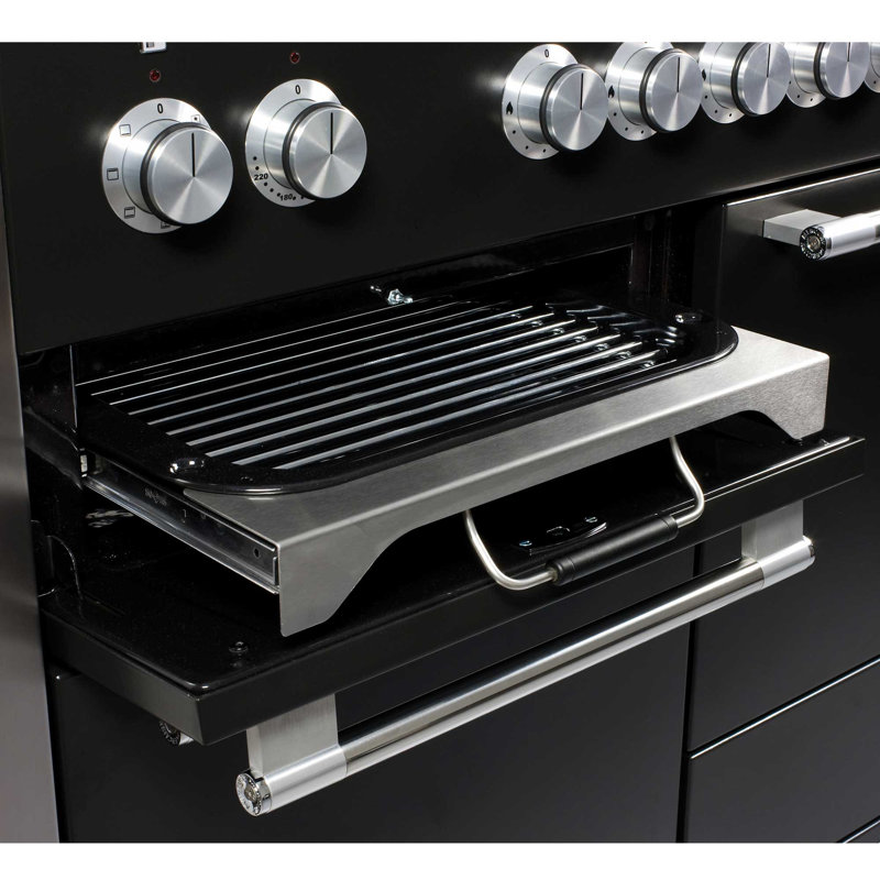 Mercury 48" 6 Cubic Feet Dual Fuel Freestanding Convection Range, Matte Black, Induction