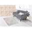 Tapis gris pâle / pêche-60607462