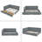 Queen Size Storage Upholstered Tufted Bed Frame, Sofa Bed Frame With Comfortable Backrest And Armrests, Queen Size Bed For Bedroom, Living Room,Velvet-1346745504