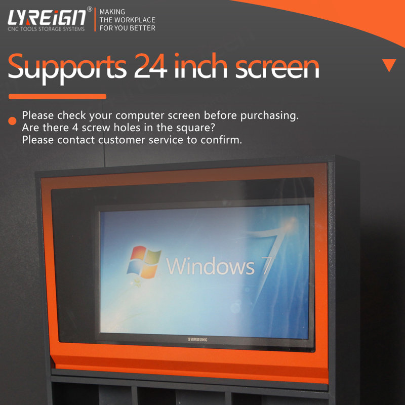 24-Inch Mobile Computer Cabinet