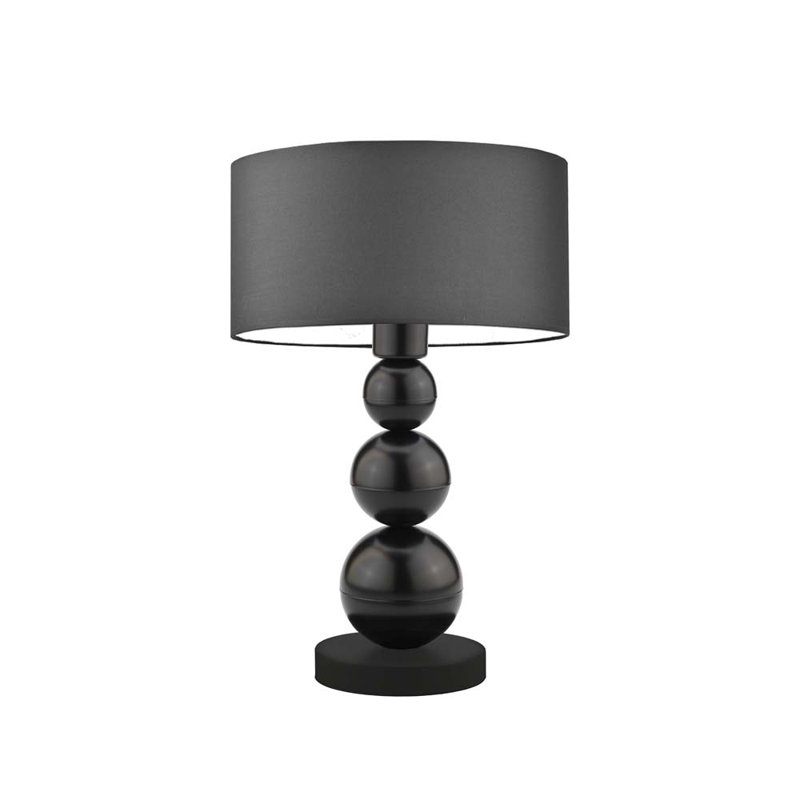 Henrika Metal Desk Lamp, Black, Graphite