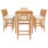 Outdoor 13 - Piece Teak Bistro Set