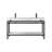 Funes 60'' Double Bathroom Vanity with Stone Top-92697685-92697686-92697682