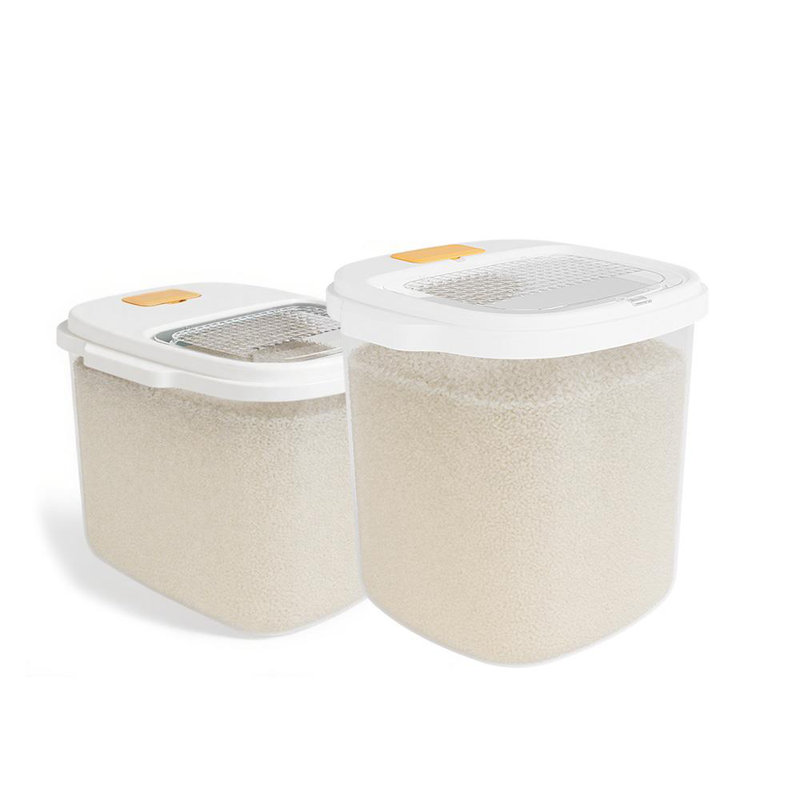 10L Airtight Food Storage Container – Plastic Storage Box With Secure Lid – Large Capacity For Rice, Cereal, Flour, Pet Food, Snacks, Beans & Dry Goods – Durable & Leakproof