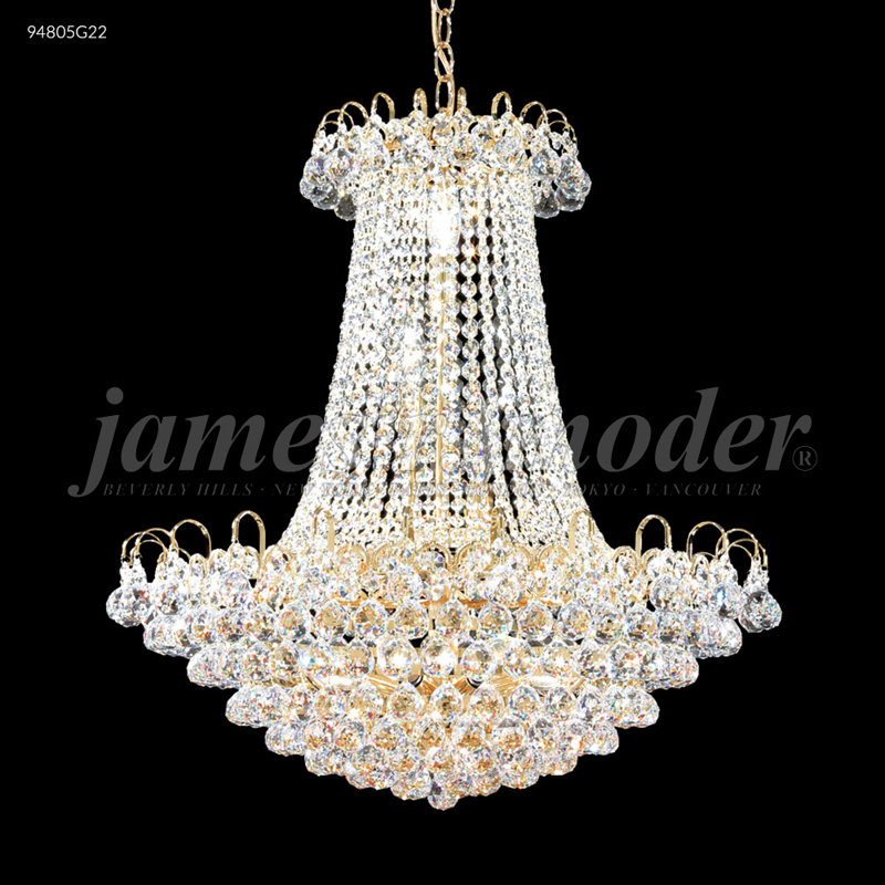 Lustre empire de la collection Jacqueline, Impérial, Or