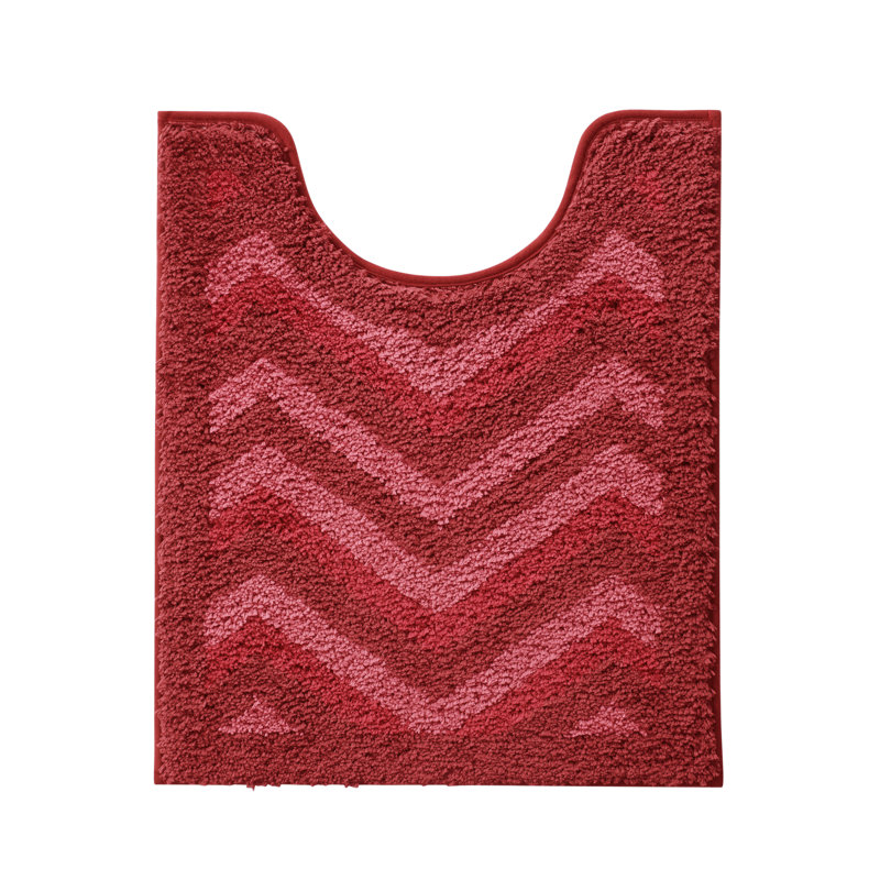 Tapis à poils longs, Rouge