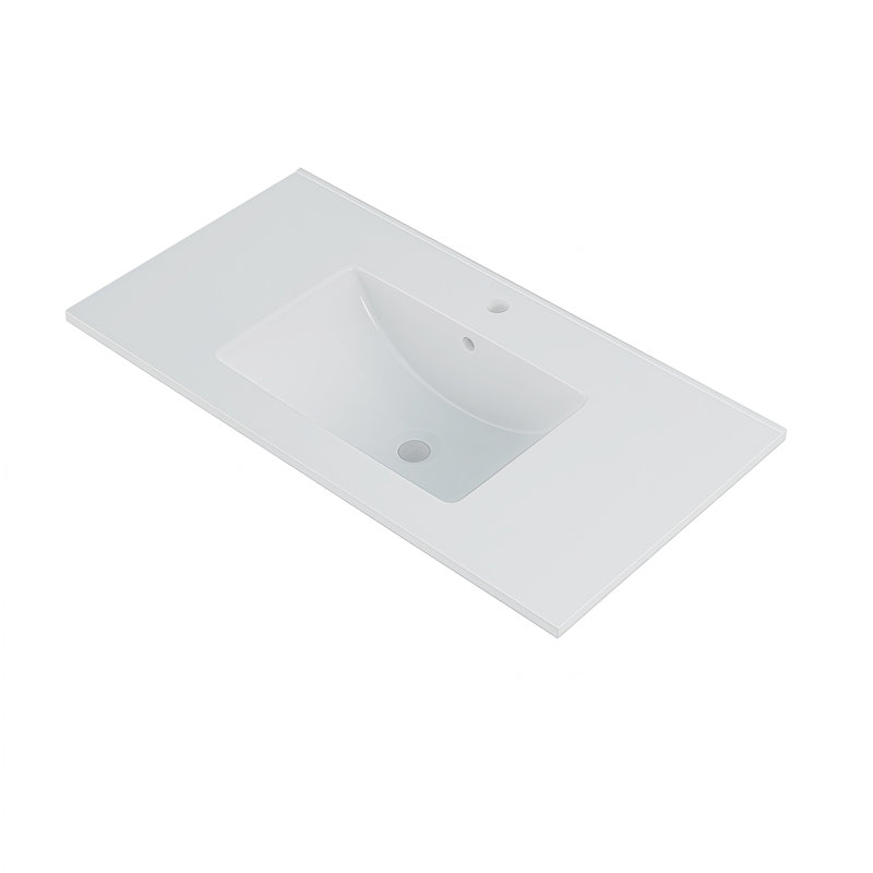 Valdren 36" Ceramic Vanity Top Undermount Sink