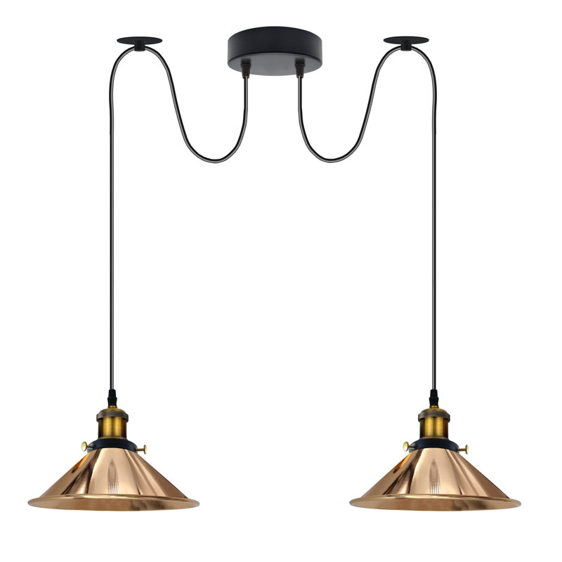 Lofton 2 - Light Cluster Pendant, French Gold