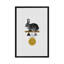 « tribal lapin », impression sur toile-74406562-74406563-74406564