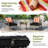 3 Pcs Patio Pe Wicker Furniture Set With 5-level Adjustable Backrest Bistro Set