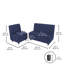 Ensemble de 2 chaises et canapé modulaires Kid Comfort - bleu marine-124164544