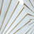 27.6'' W Metal Modern Wall Decor, White Abstract Geometric Wall Art