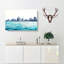 Cloudy Day In Chicago Illinois Painting - Wrapped Canvas-56657641