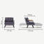 Fauteuil futon de 23,6 po Taplin-149243095
