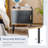 Cariad 18'' W Manufactured Wood/Steel Nightstand