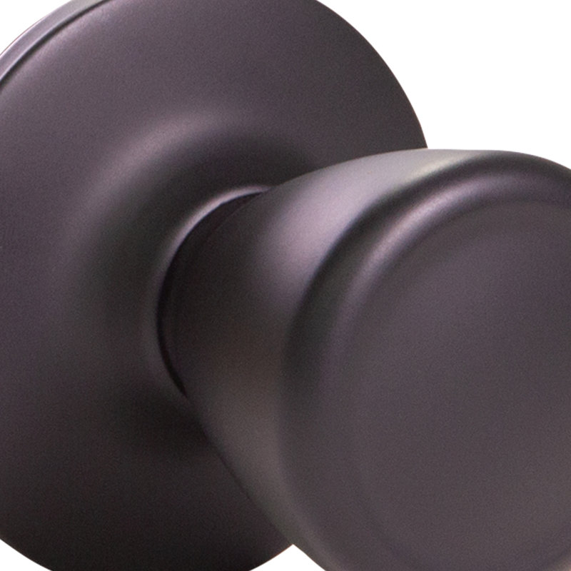 Faux bouton de porte Tulip, Noir mat