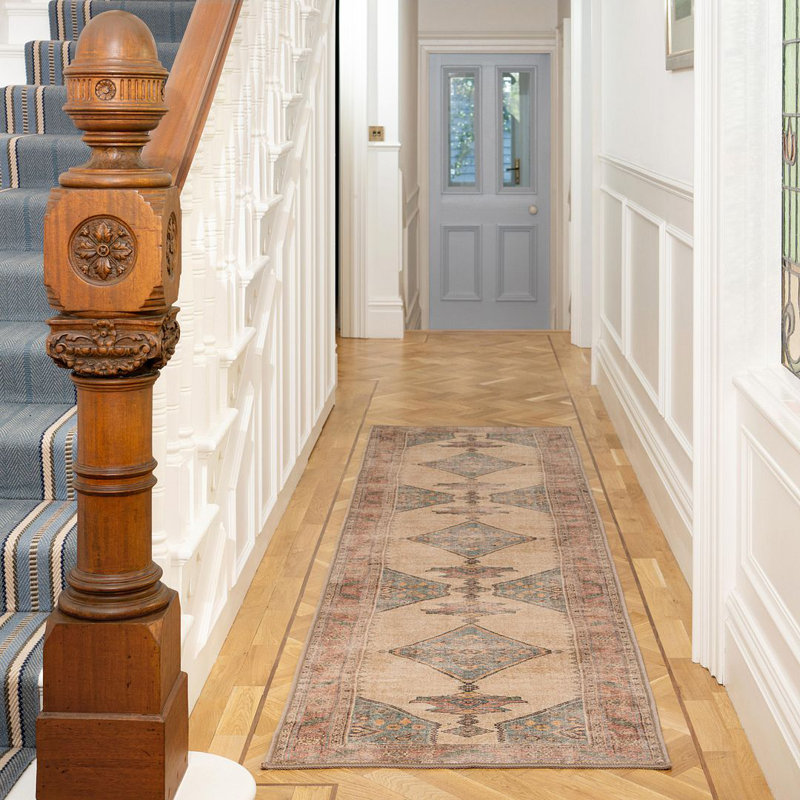 Vintage Look Area Rug, Runner 80 x 300 cm