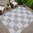 Machine Washable Indoor/Outdoor Braegger ACN2345 Geometric Rug-1279340848
