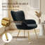 Fauteuil à oreilles Modern Velvet-2051586246