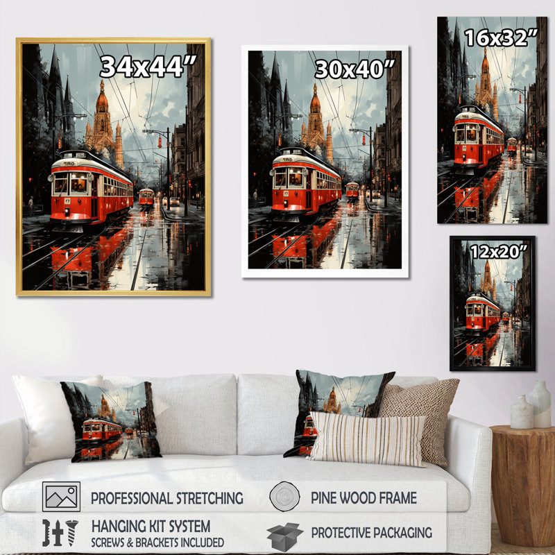 Lynese " Toronto Urban Contrast I ", White Picture Framed, 32" H x 24" W x 1" D