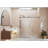 Eclipse 64 - 68 in. x 78 in. Fully Frameless Sliding Shower Door-47972005