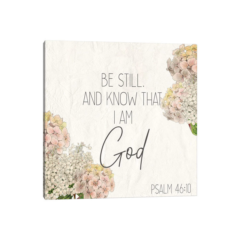 Be Still Floral by Kimberly Allen - Wrapped Canvas Print, 66.04 cm H x 66.04 cm W