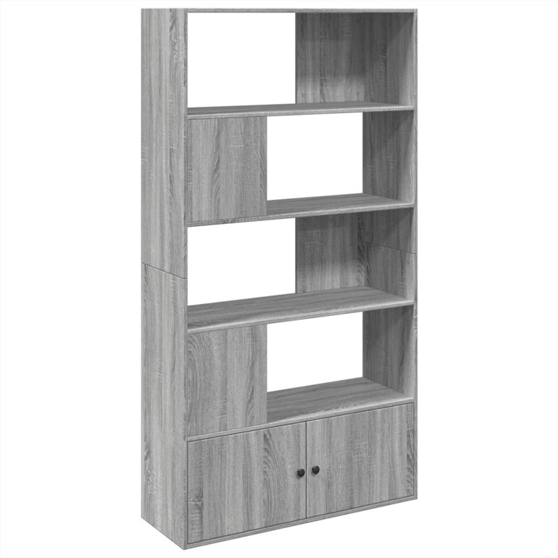 Augustinas 189cm H Bookcase, (5 Shelves) 189cm H x 100cm W x 36cm D, White