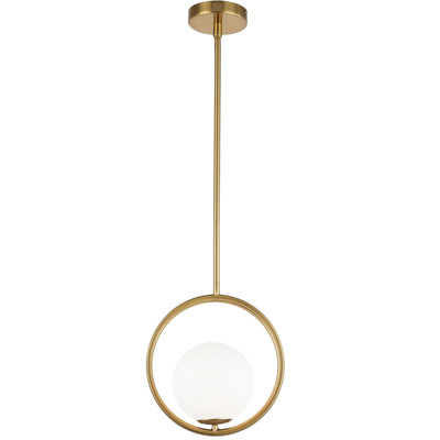Luminaire suspendu géométrique 1 lumières simple Logue
