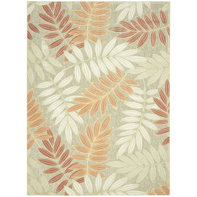 Aloha Sage Rose Modern Rug