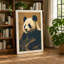 Panda Portrait Japandi 1 Piece Wrapped Canvas Wall Art-65657803-65657845