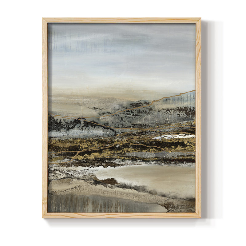 Annuel, impression encadrée en bois massif, Naturel, H 11 po x l 9 po