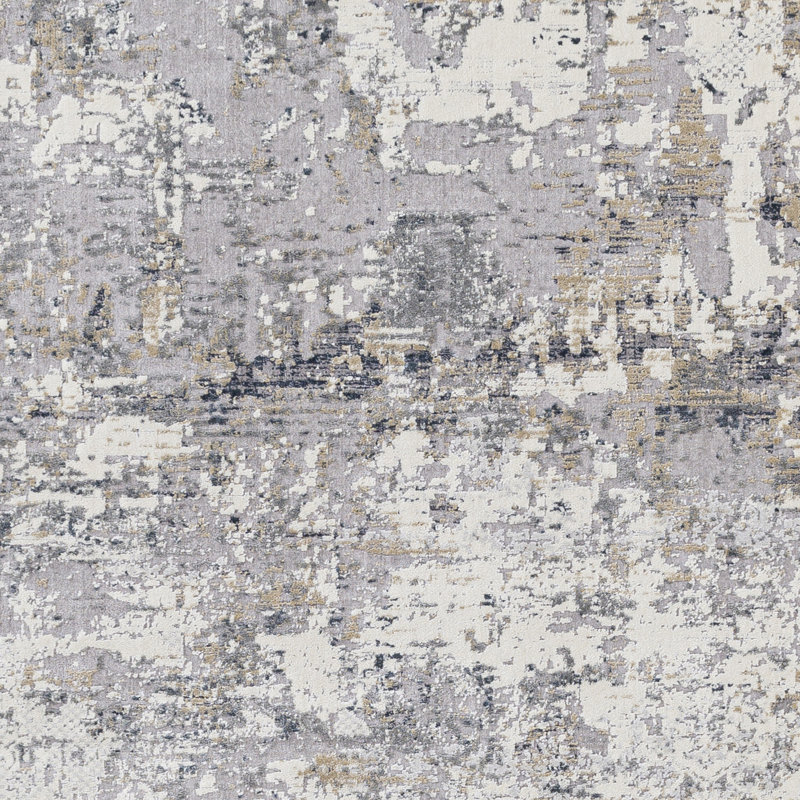 Tapis gris clair / gris anthracite Adelene, Rectangle 10 pi x 14 pi