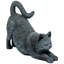 Statue de chat ludique qui s'étend