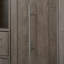 Buffet traditionnel autoportant avec huche, grande armoire de rangement pour garde-manger avec armoire latérale coulissante-1285277813