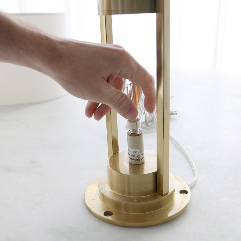 Lampe intérieure en albâtre