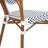 Comeaux Stacking All-Weather Commercial Paris Chairs with Arms and Metal Frames-1034405911