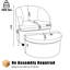 Fauteuil lounge tonneau en chenille haut de gamme avec repose-pieds de rangement-1716956022