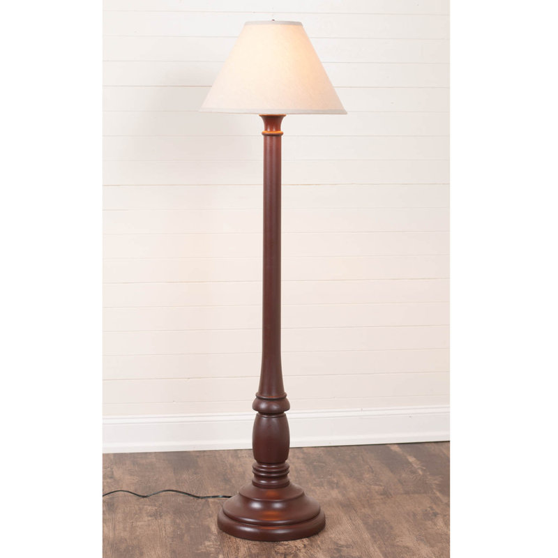 Randalle 59'' Traditional Floor Lamp, Rustic Red